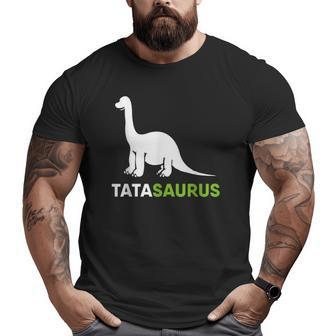 Tatasaurus Fathers Day For Polish Tata Big and Tall Men T-shirt | Mazezy