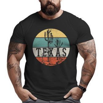 Texas Country State T Traveler Retro Vintage Big and Tall Men T-shirt | Mazezy