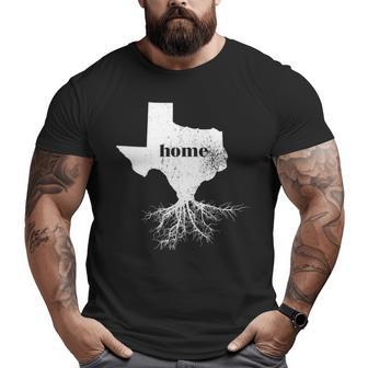 Texas Men Women Home State Pride Roots Love Big and Tall Men T-shirt | Mazezy AU