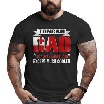 Tongan Dad Is Much Cooler Father's Day Flag Big and Tall Men T-shirt | Mazezy