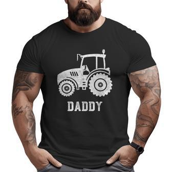 Tractor Daddy Farming Farmer Farm Novelty Big and Tall Men T-shirt | Mazezy