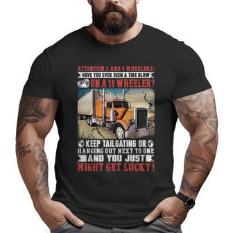 Truck Driver Quote Big and Tall Men T-shirt | Mazezy