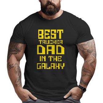 Truck Driver Ts Father's Day Big and Tall Men T-shirt | Mazezy