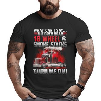 Truck Driver Turn Me On Big and Tall Men T-shirt | Mazezy