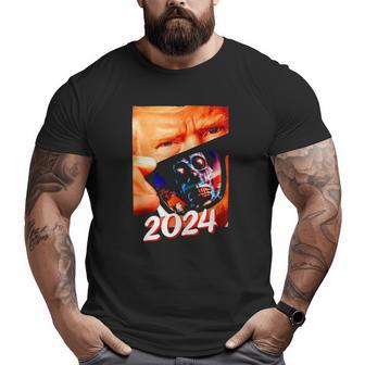 Trump 2024 They Live Donald Trump Supporter Big and Tall Men T-shirt | Mazezy