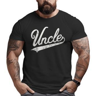 Uncle Vintage Retro Style Father’S Day For Papa Uncle Big and Tall Men T-shirt | Mazezy