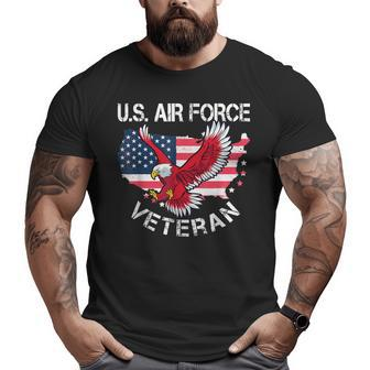 Us Air Force Veteran A Fine Man And Patriot For Veterans Big and Tall Men T-shirt | Mazezy