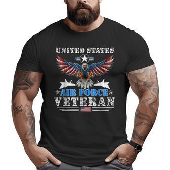 Us Air Force Veteran Vintage Veteran Day Gfit Big and Tall Men T-shirt | Mazezy