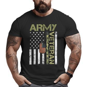 Us Army Proud Army Veteran United States Army Big and Tall Men T-shirt | Mazezy