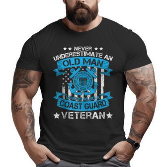 Us Coast Guard Veteran Day Uscg Veteran Big and Tall Men T-shirt | Mazezy
