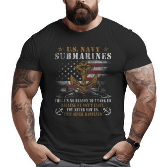 Us Navy Submarines Veteran Big and Tall Men T-shirt | Mazezy AU
