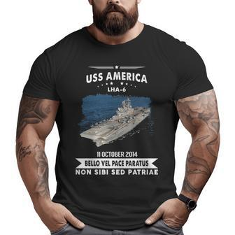 Uss America Lha Big and Tall Men T-shirt | Mazezy