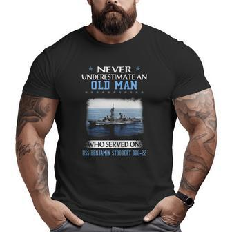 Uss Benjamin Stoddert Ddg 22 Veterans Day Father Day Big and Tall Men T-shirt | Mazezy