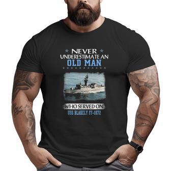 Uss Blakely Ff-1072 Veterans Day Father Day Big and Tall Men T-shirt | Mazezy