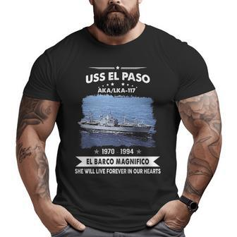 Uss El Paso Lka Big and Tall Men T-shirt | Mazezy