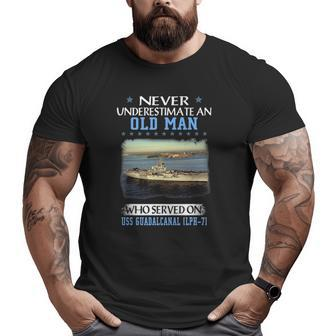 Uss Guadalcanal Lph-7 Veterans Day Father's Day Big and Tall Men T-shirt | Mazezy