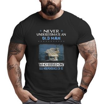 Uss Independence Cv-62 Veterans Day Father Day Big and Tall Men T-shirt | Mazezy