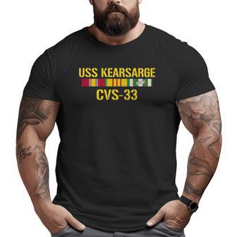 Uss Kearsarge Cvs-33 Vietnam Veteran Premium Big and Tall Men T-shirt | Mazezy