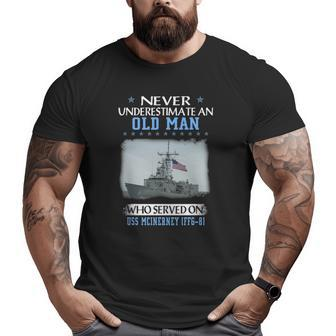Uss Mcinerney Ffg-8 Veterans Day Father's Day Big and Tall Men T-shirt | Mazezy
