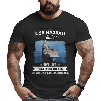 Uss Nassau Lha Big and Tall Men T-shirt | Mazezy