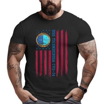 Uss Ticonderoga Cvs14 Aircraft Carrier Veteran Day Xmas Big and Tall Men T-shirt | Mazezy AU