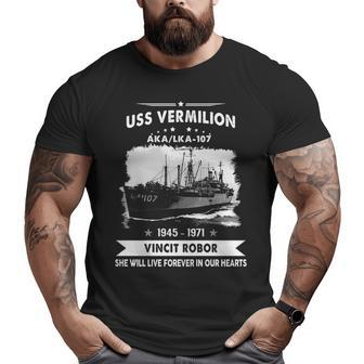 Uss Vermilion Aka Big and Tall Men T-shirt | Mazezy