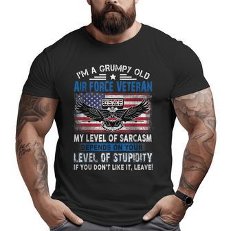 Veteran Of The United States Us Air Force Big and Tall Men T-shirt | Mazezy