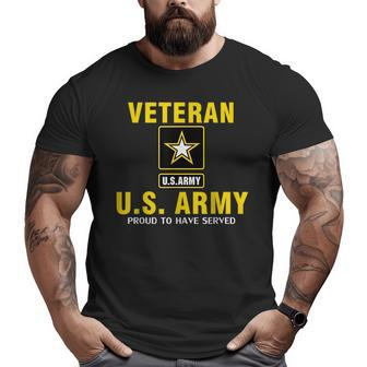 Veteran Us Army Proud To Have Served Cool Big and Tall Men T-shirt | Mazezy
