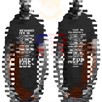 Veteran Wife Most People Never Meet Their Heroes I Married Tee Big and Tall Men T-shirt | Mazezy