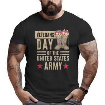 Veterans Day Of The United States Army Tee Big and Tall Men T-shirt | Mazezy