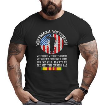 Vietnam Veteran The Best This Country Had Disabled Veteran Big and Tall Men T-shirt | Mazezy