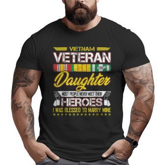 Vietnam Veteran Daughter Raised By My Hero Big and Tall Men T-shirt | Mazezy