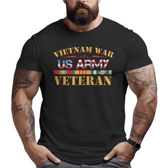 Vietnam War Veteran Army T For Those Who Served Big and Tall Men T-shirt | Mazezy