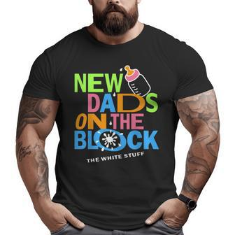 Vintage Pop New Dads On The Block Fatherhood Nkotb Big and Tall Men T-shirt | Mazezy