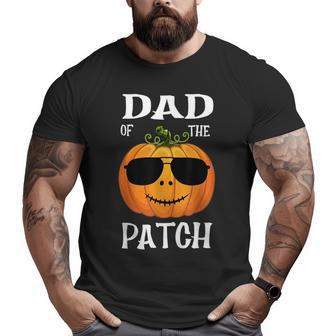 Vintage Pumpkin Dad Of The Patch Halloween Family For Dad Big and Tall Men T-shirt | Mazezy UK