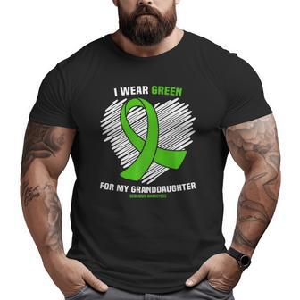 I Wear Green For My Granddaughter Scoliosis Awareness Premium Big and Tall Men T-shirt | Mazezy