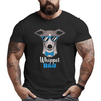 Whippet Dad Idea Proud Dog Owner Big and Tall Men T-shirt | Mazezy