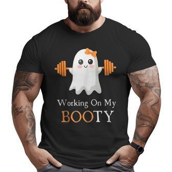 Working On My Boo-Ty Bodybuilder Bodybuilding Workout Gym Big and Tall Men T-shirt | Mazezy