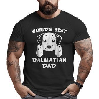 World's Best Dalmatian Dad Dog Owner Big and Tall Men T-shirt | Mazezy UK