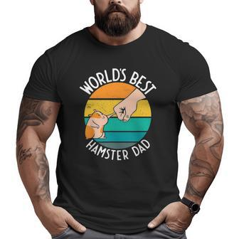World's Best Hamster Dad Big and Tall Men T-shirt | Mazezy