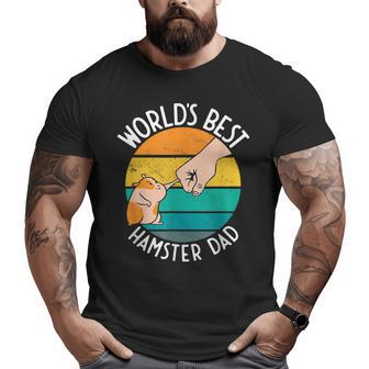 World's Best Hamster Dad Big and Tall Men T-shirt | Mazezy
