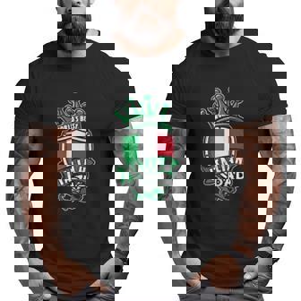 Worlds Best Italian Dad Big and Tall Men T-shirt | Mazezy