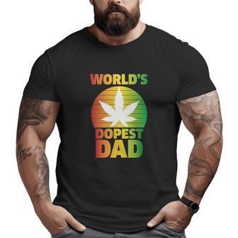 Worlds Dopest Dad Big and Tall Men T-shirt | Mazezy UK