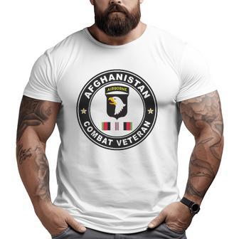 101St Airborne Division Oef Combat Veteran Big and Tall Men T-shirt | Mazezy
