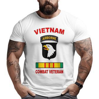 101St Airborne Division Vietnam Veteran Combat Paratrooper Big and Tall Men T-shirt | Mazezy