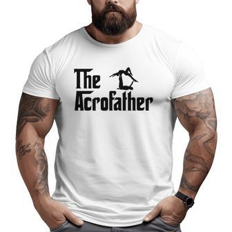 The Acroyoga Father Cool Acro Yoga Big and Tall Men T-shirt | Mazezy