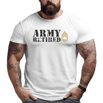 Army Sergeant First Class Sfc Big and Tall Men T-shirt | Mazezy