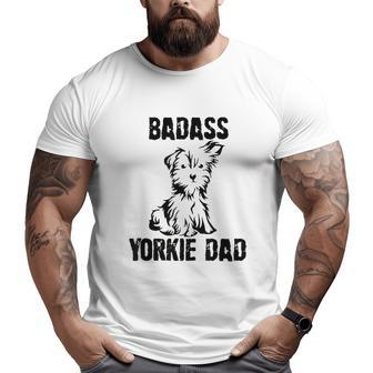 Ba Dass Yorkie Dad Big and Tall Men T-shirt | Mazezy