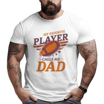 Cheer Dad And Husband Football Favorite Child Big and Tall Men T-shirt | Mazezy
