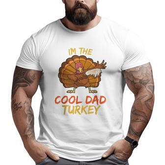 Cool Dad Turkey Matching Family Group Thanksgiving Party Pj Big and Tall Men T-shirt | Mazezy